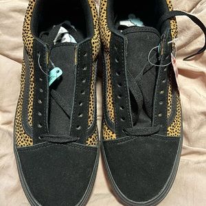 Cheetah print vans